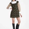 Mini Arabesque DressMayfair Black in Cotton Velvet