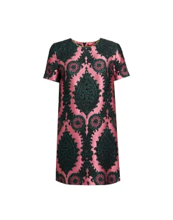 Mini Swing DressOltrarno Pink in Jacquard