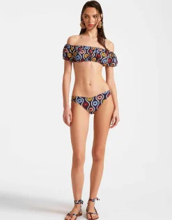 Mirage BottomWhitsun Mini Blue in Piquet Lycra