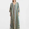 Muumuu DressCasareale Small Placèe Cream in Silk Twill