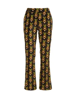 24/7 PantsScarab Black in Cotton Velvet
