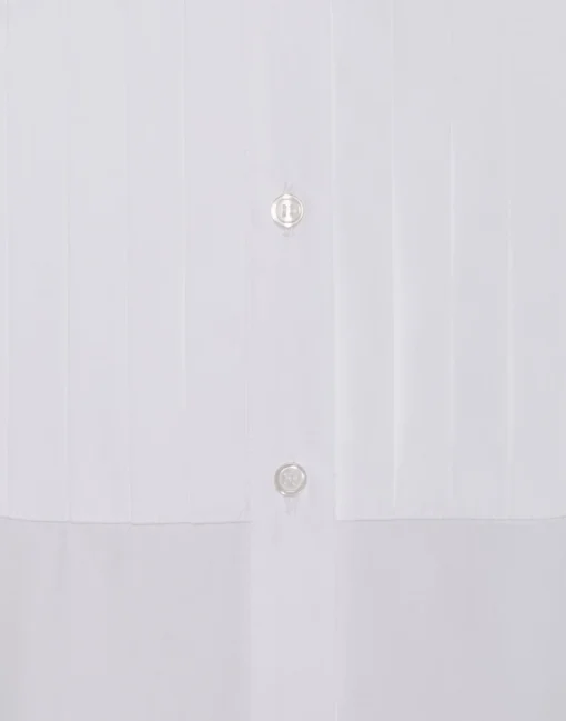 Peggy ShirtSolid White in Tailor Poplin