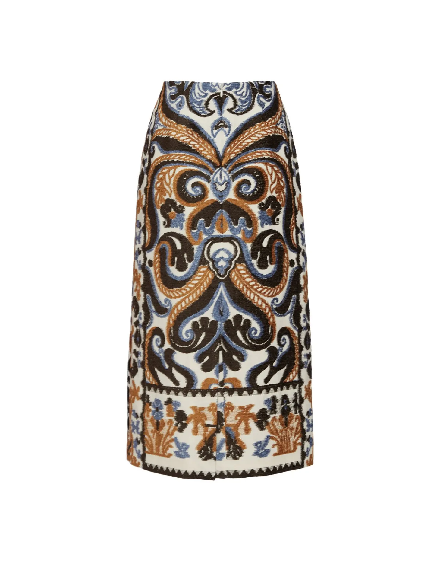 Pencil SkirtCorsini Cream in Jacquard