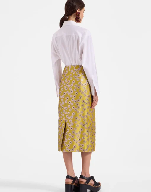 Pencil SkirtMargarita in Jacquard