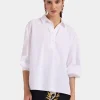 Poet ShirtSolid White in Tailor Poplin