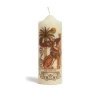 Printed Pillar CandleThe Sphynx Multicolor in Wax