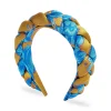 Rapunzel HeadbandHottie Turquoise in Jacquard