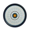 Round Printed TrayFeria Midnight in Laminated Birch Wood