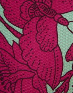 Ruffle Bikini TopLilium Purple in Piquet Lycra