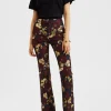 Saturday Night PantsMoonflower Gold in Jacquard
