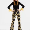 Saturday Night PantsTackle Black in Sablé Satin