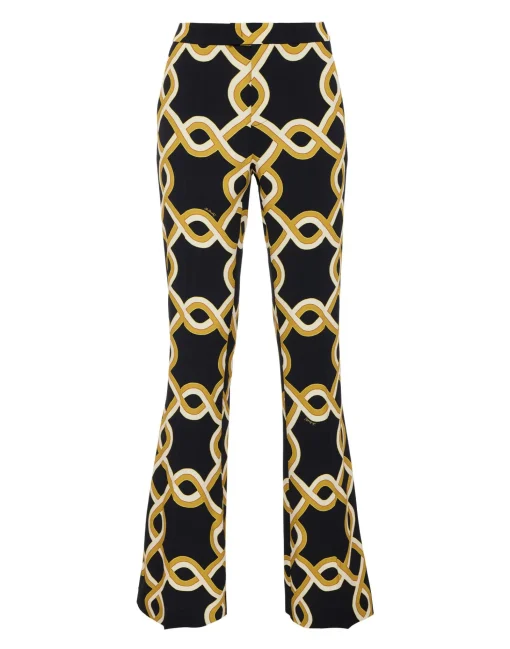 Saturday Night PantsTackle Black in Sablé Satin