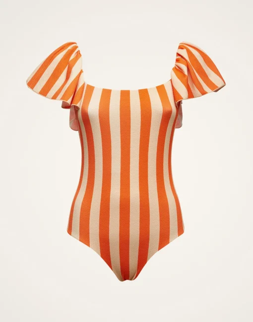 Scarlett SwimsuitRiviera in Piquet Lycra
