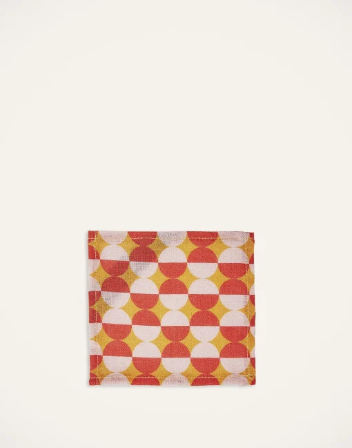 Small Napkins Set Of 4Mezzaluna Mix in Linen