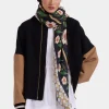 Square ScarfMayfair Black in Modal Silk