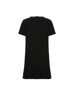 Super Mini Swing DressSolid Black in Techno Cady