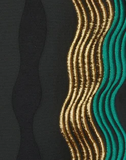 Super Swing DressThe Nile Black in Jacquard
