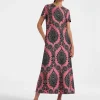Swing DressOltrarno Pink in Silk Twill