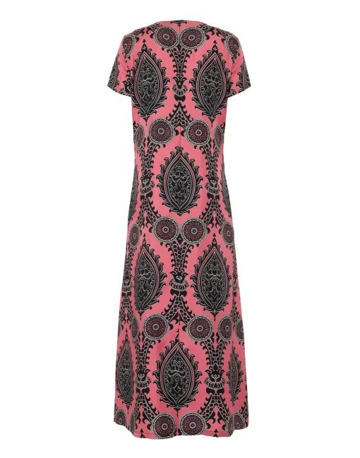 Swing DressOltrarno Pink in Silk Twill