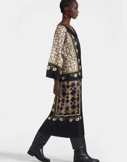 The Apericena DressDazed Placée Black in Silk Twill