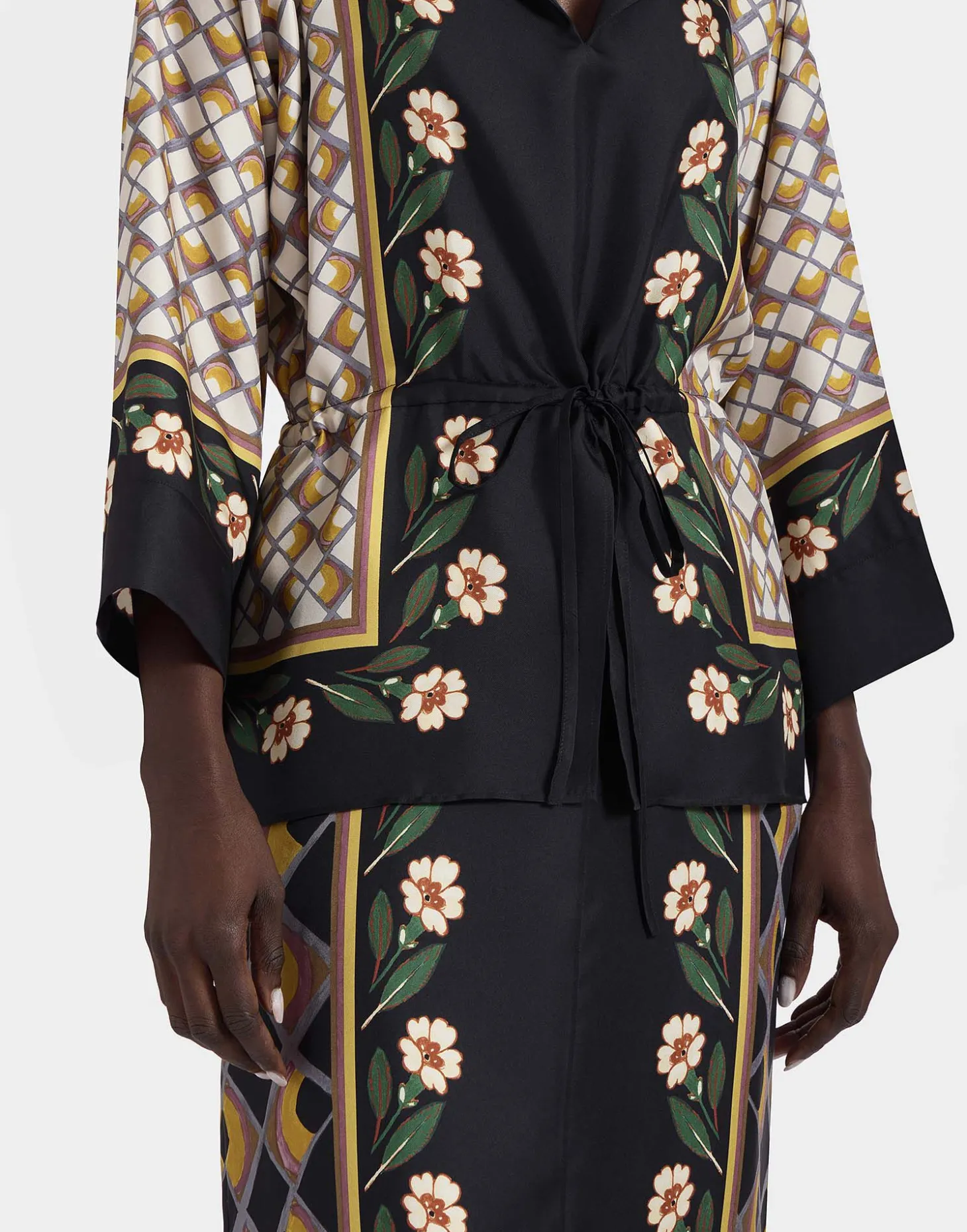 The Apericena DressDazed Placée Black in Silk Twill