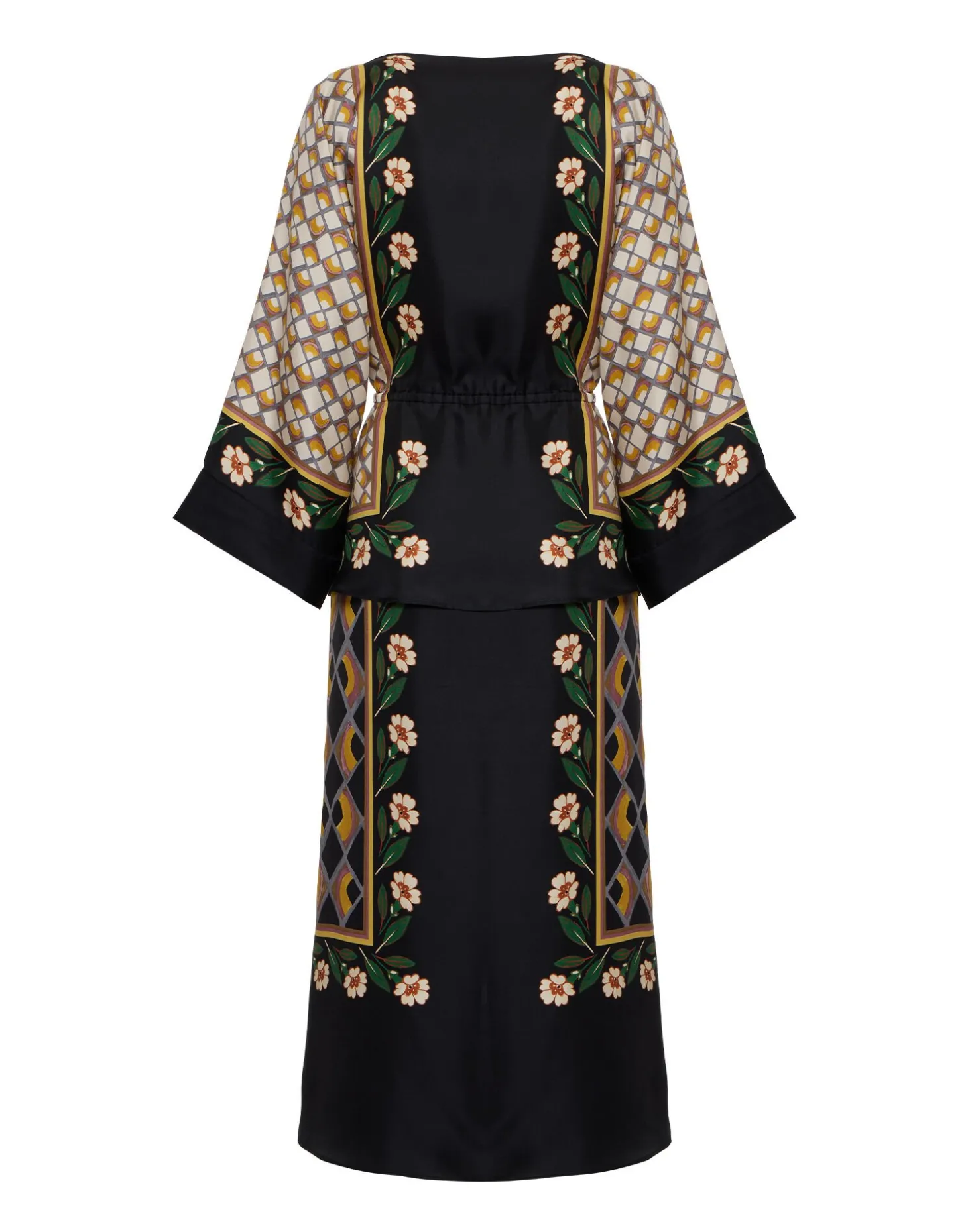 The Apericena DressDazed Placée Black in Silk Twill