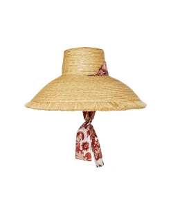 The Sun HatSolid Light Beige in Raffia