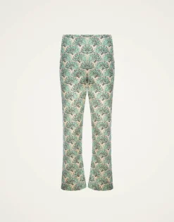 Torero PantsFans Mint in Shot Cotton