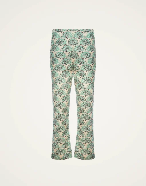 Torero PantsFans Mint in Shot Cotton