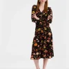 Vaudeville DressBotticelli Black in Velvet Stretch