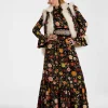Visconti DressBotticelli Black in Crepe De Chine Silk