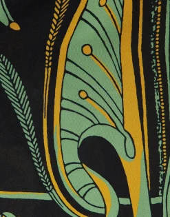 Visconti DressThe Nile Placée Black in Sablé